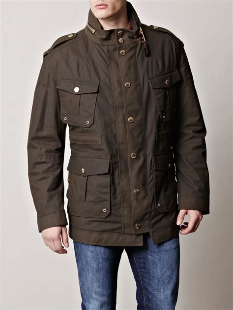 burberry wax jacket mens